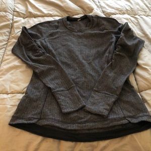 Dark Gray Lululemon l/s running sweater